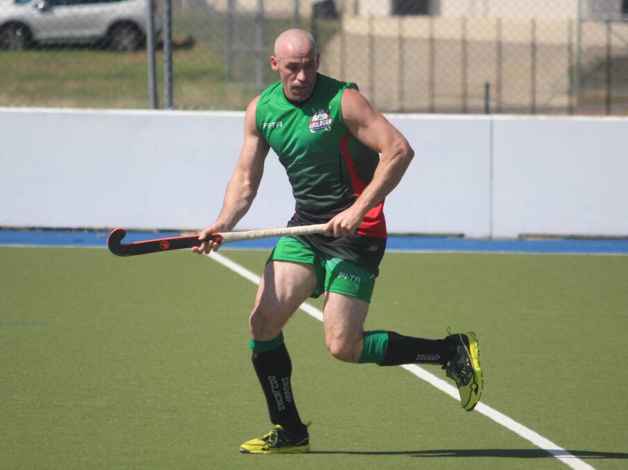 On selection: Glenn Turner, who was named in the ACT Open Men's team, is pleased with the direction in which Goulburn hockey is headed. Photo: Zac Lowe.