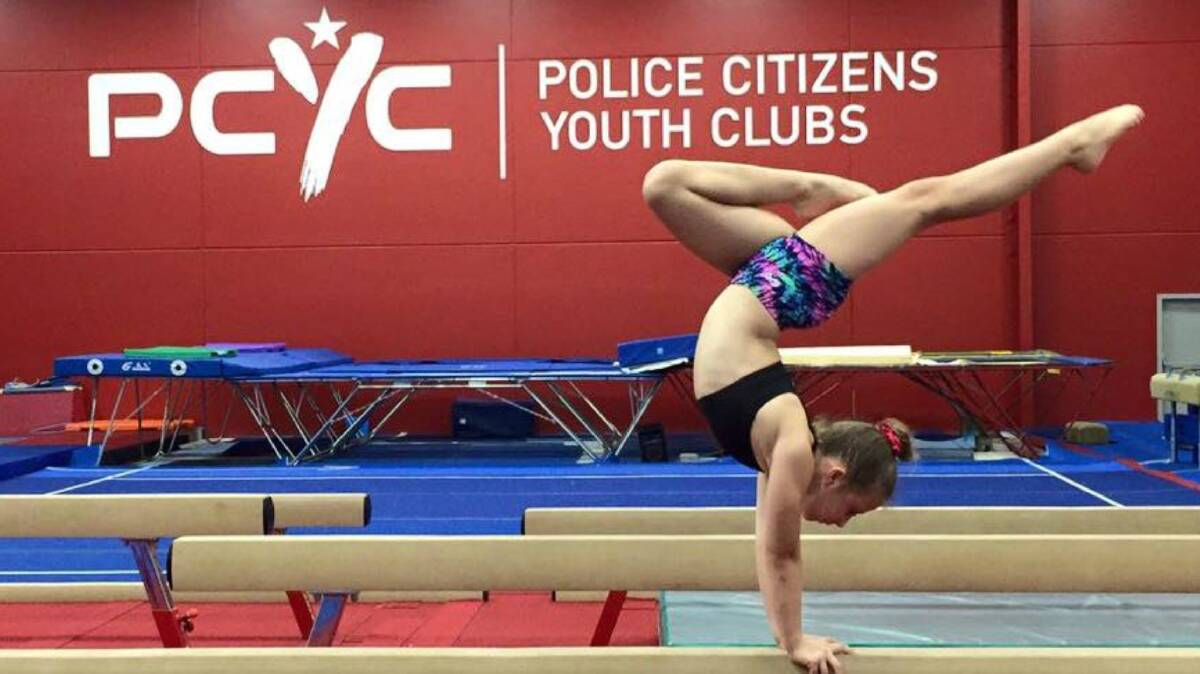 Showing off: The Goulburn PCYC will host its largest-ever gymnastics competition this Sunday, June 16, which will see children of all ages and skill levels gather to take part. Photo: PCYC. 