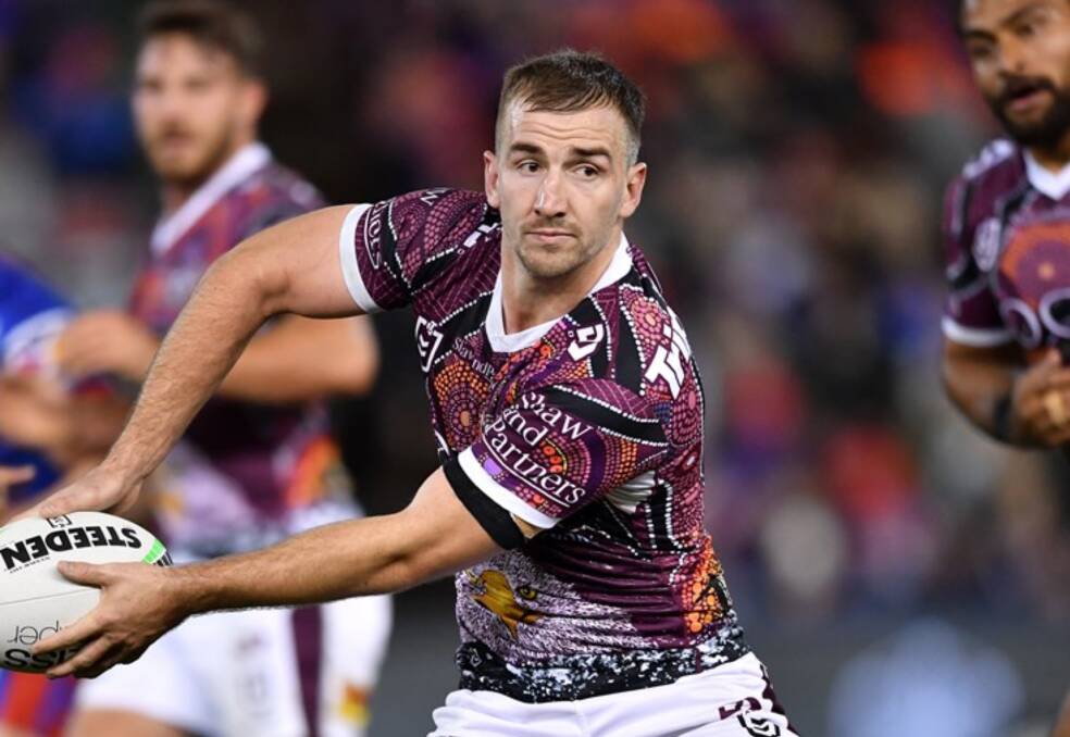 Returned: Lachlan Croker was ruled out of the first round of finals due to some back stiffness, but returned to the action last night when Manly routed the Roosters. Photo: NRL.com. 