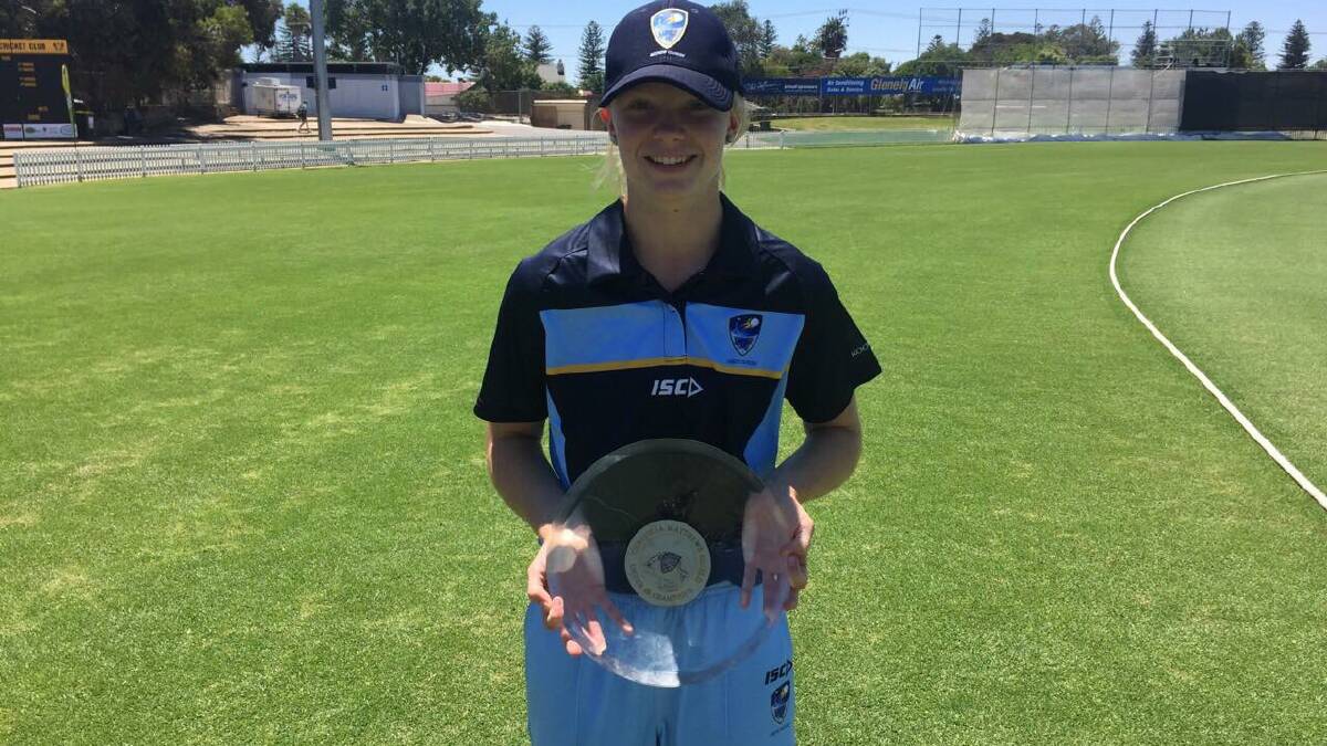 Isabella Greig is a fast-bowling allrounder whose batting has improved out of sight over the last few seasons. Photo: Supplied.