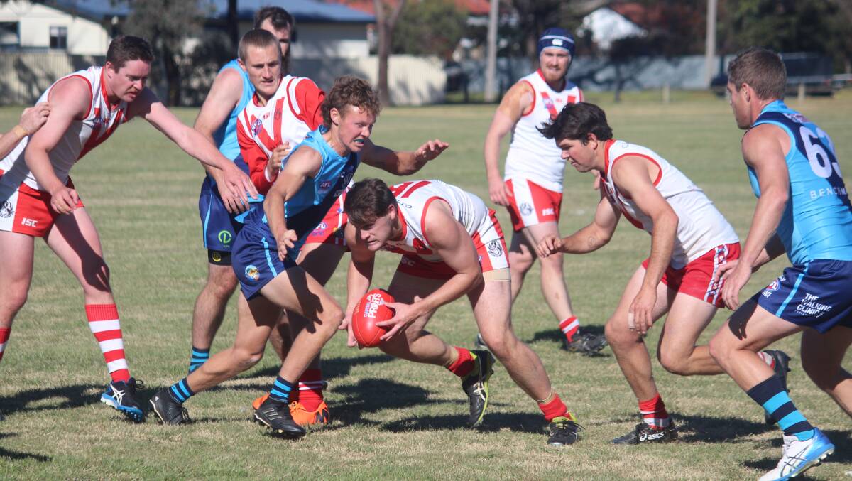 In the contest: Though many results didn't go Goulburn's way this year, they improved steadily and were always up for the contest. Photo: Zac Lowe.