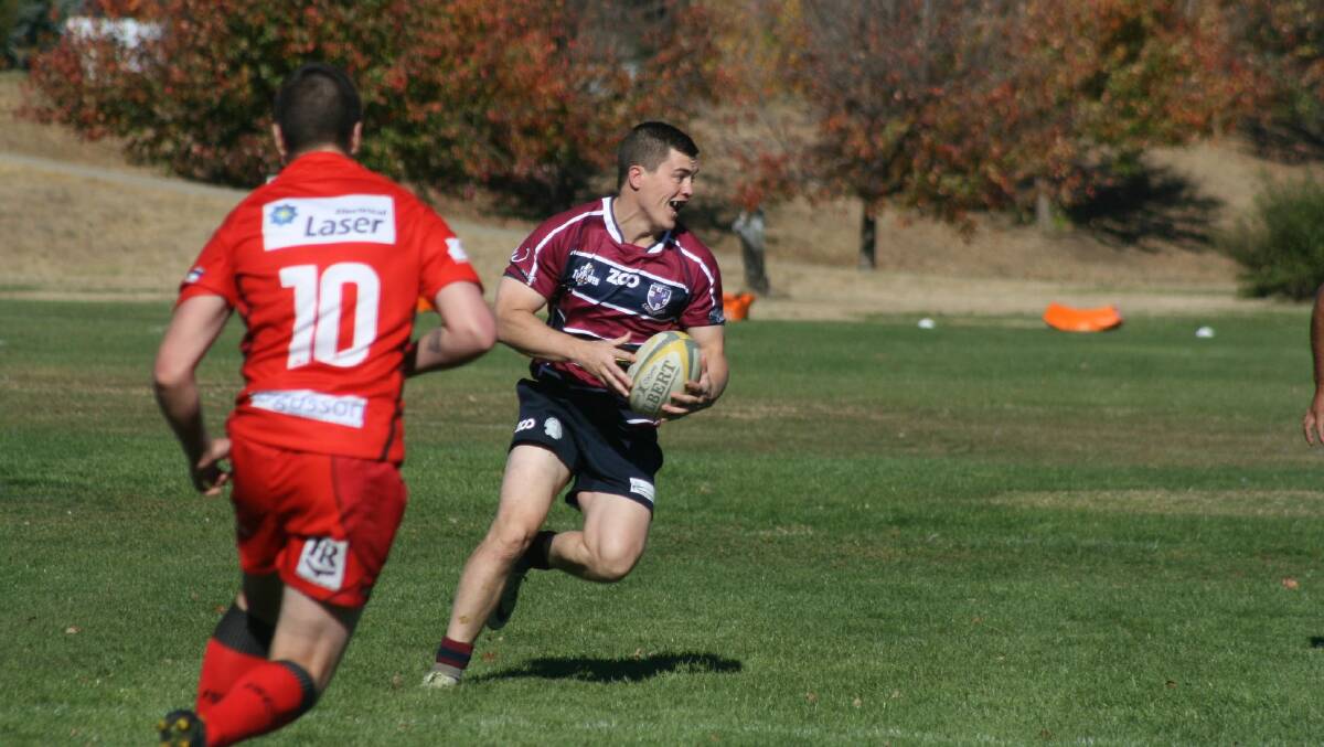 Good form: The Dirty Reds edged out Cooma in a tough match last weekend which will give them confidence going forward. Photo: Chris Gordon. 