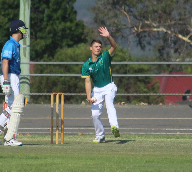 Spinner: Archie Wearne's legspin has been highly rated in Goulburn for several years. Photo: Zac Lowe.