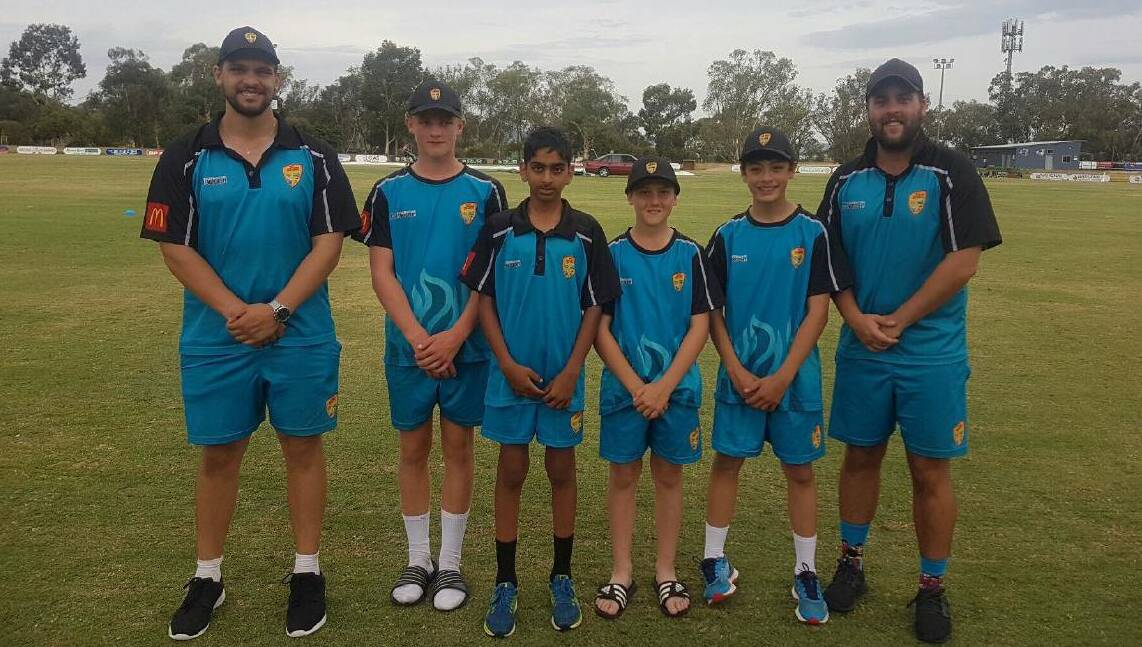 Youngsters shine: Patty Craig (second from right) took 25 wickets with his left arm orthodox bowling in 2019/20. Photo: Supplied.