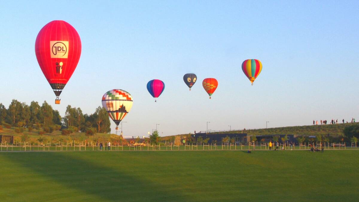 OUR PICK: Bill Young of the Goulburn Probus Club enjoyed the Balloon Festival in Canberra this month.