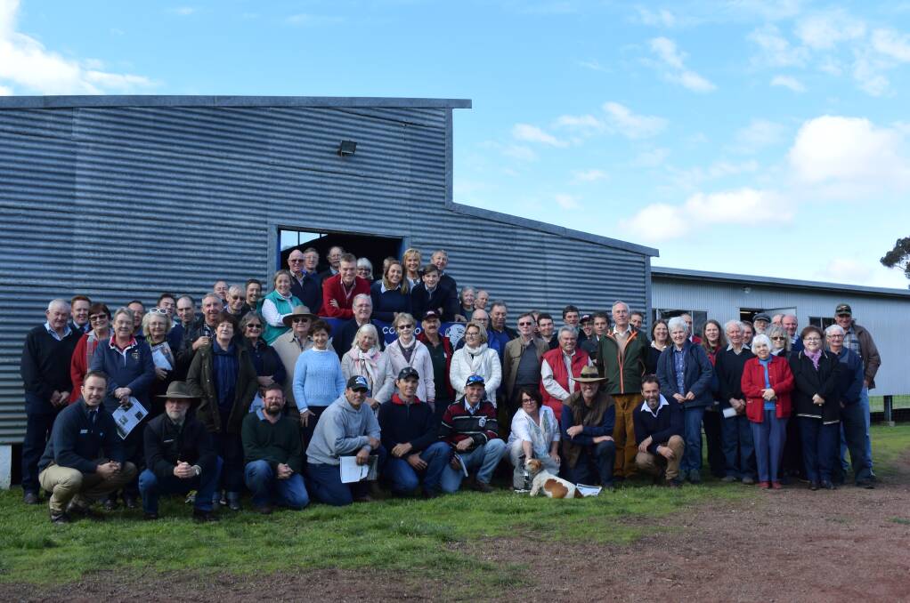 The 2017 group of Superfine woolgrowers. Photo by Annabelle Cleeland, Fairfax Agricultural Media