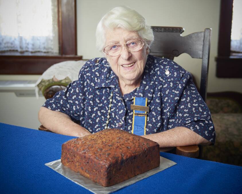 Country Women's Association Goulburn branch patron Nancy Foord has been named as an 'Undiscovered Baking Legend'. Photo: Andrew Craig
