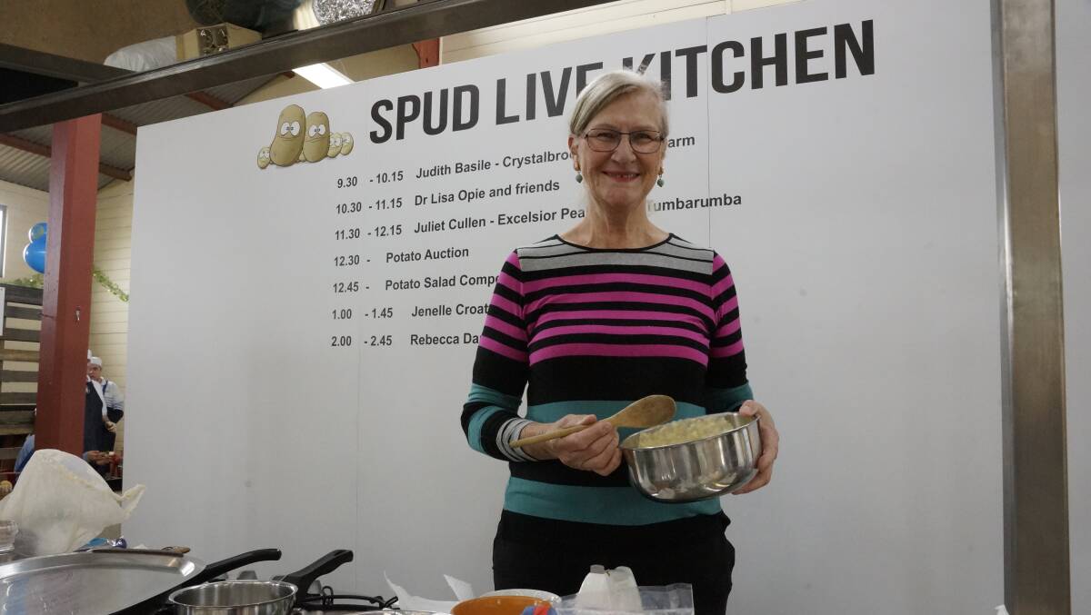 Juliet Cullen at the Spud Live Kitchen. Image supplied