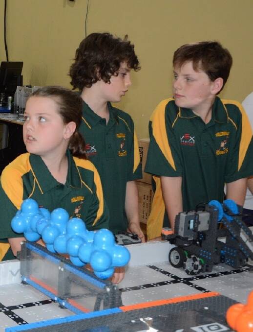 Congratulations, Wollondilly Roobotics: Mary, Lucas and William. Photo: supplied