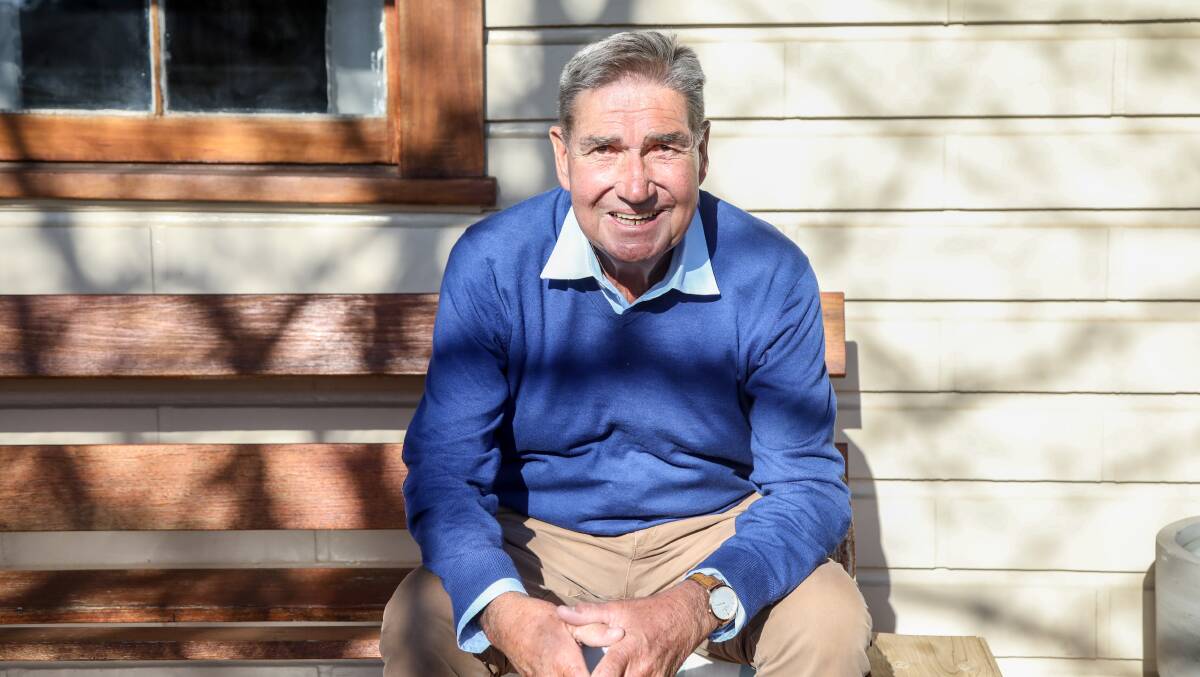 Mike Wilson at his home in Armidale. Photo: Lucy Kinbacher 