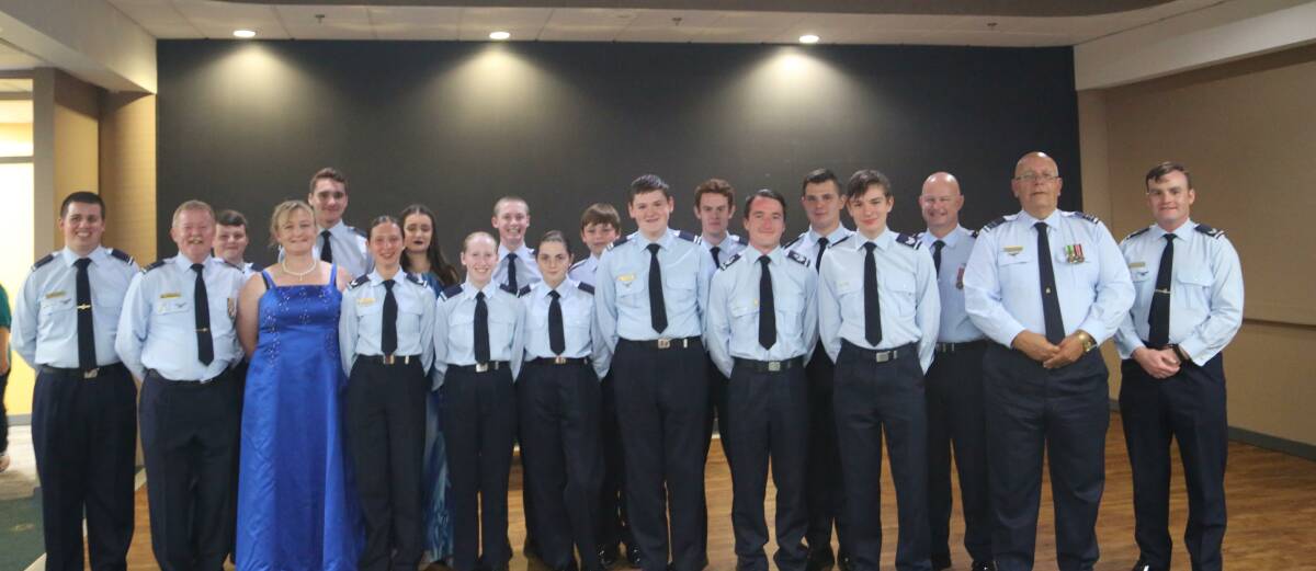 The 325 (City of Goulburn) Squadron Australian Air Force Cadets. Picture supplied.