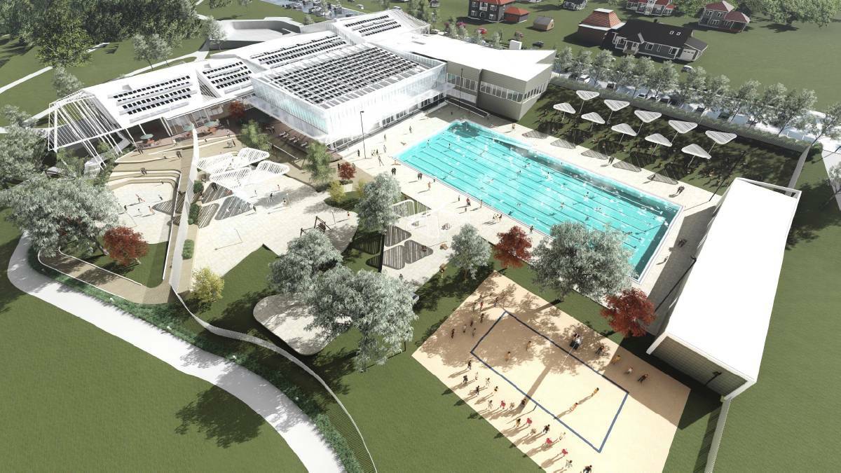 UPGRADE: The design for the new Aquatic and Leisure Centre. Illustrations courtesy of Goulburn Mulwaree Council.