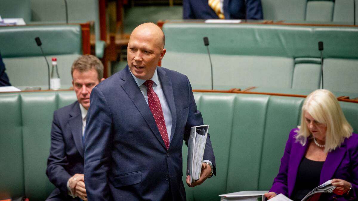Peter Dutton is liked within the Coalition almost as much as he is disdained by the public. Picture: Elesa Kurtz