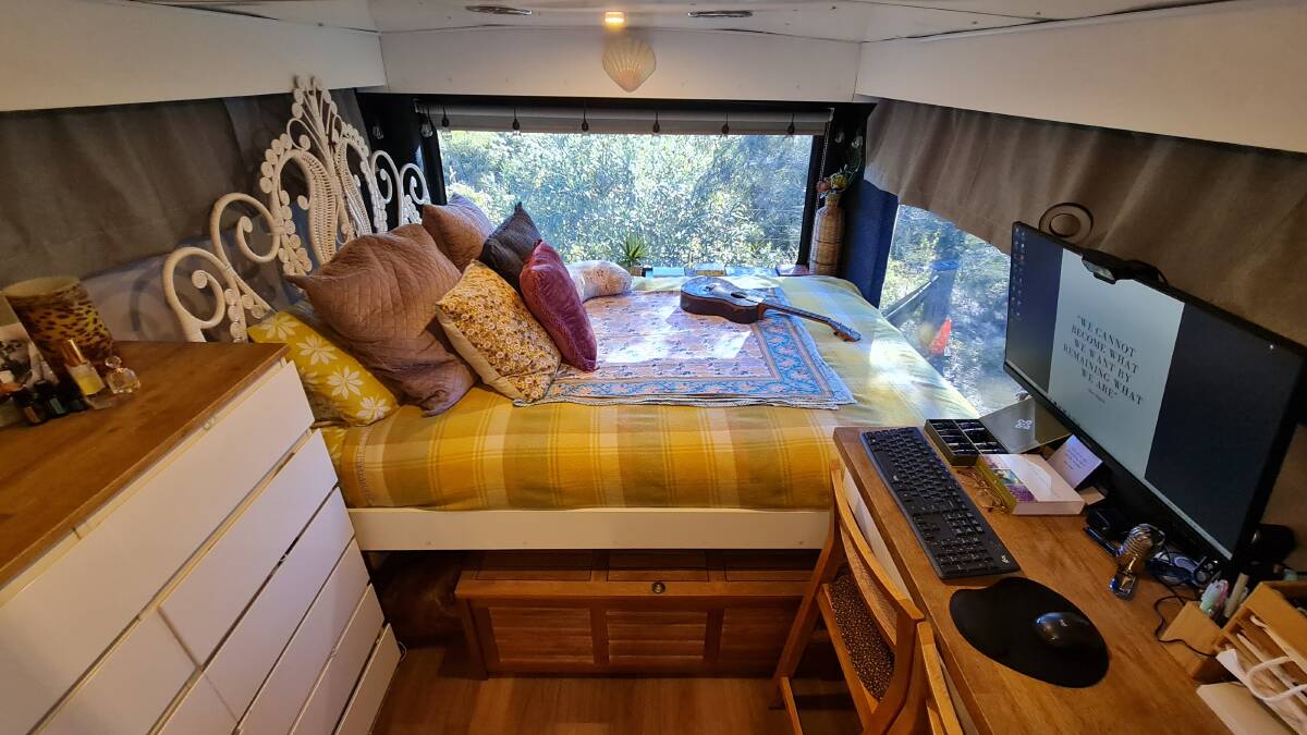 Meet the family who left the city to live on the road in a bus