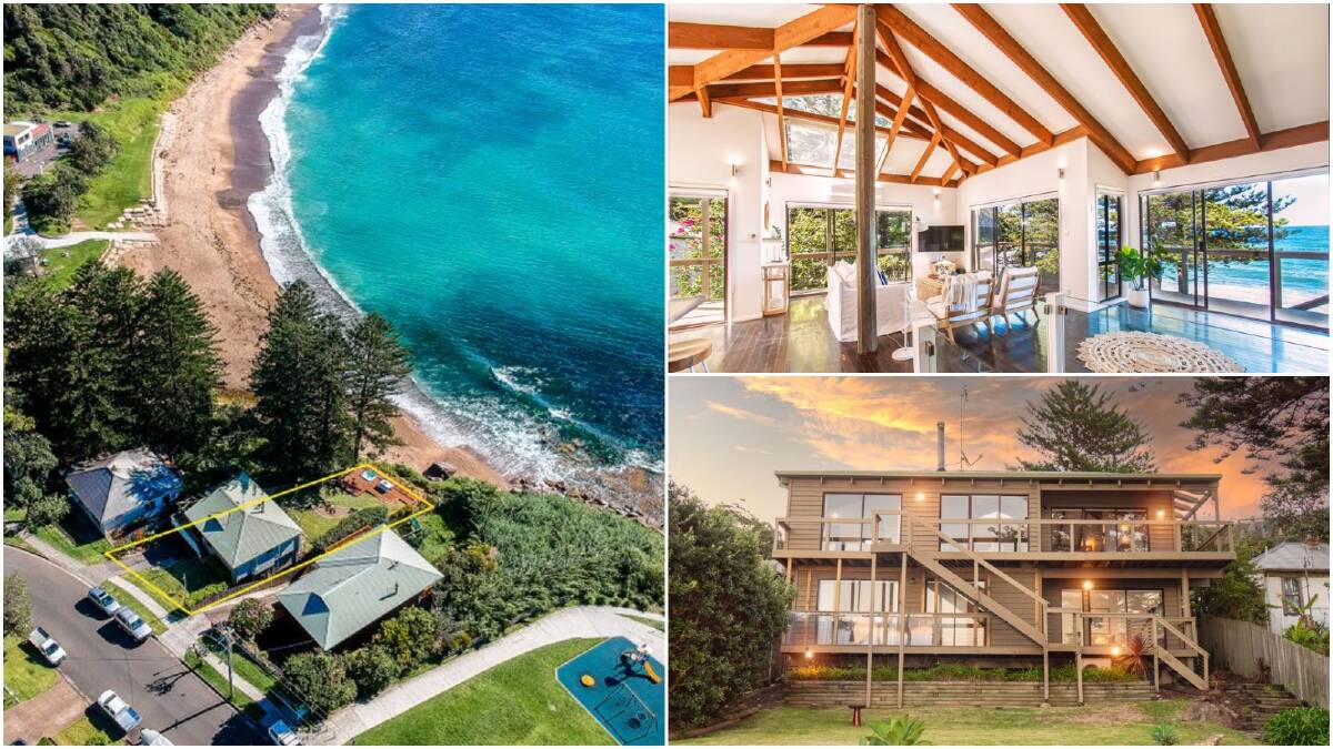 This four-bedroom home, set on 560sqm is positioned on the southern end of Coalcliff Beach. Pictures: Supplied