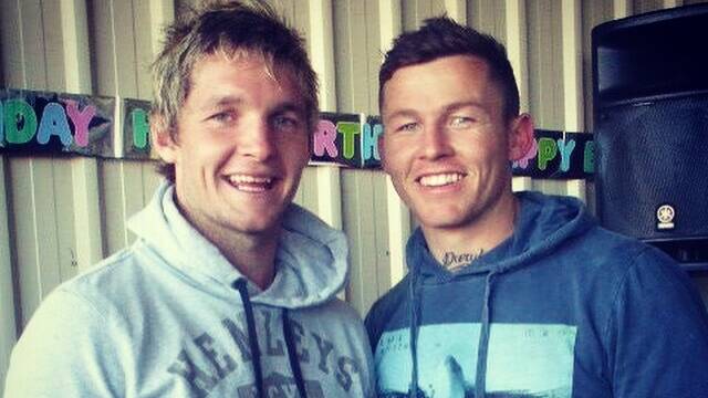 The best of Croker and Todd Carney has rubbed off on each other. Picture Instagram