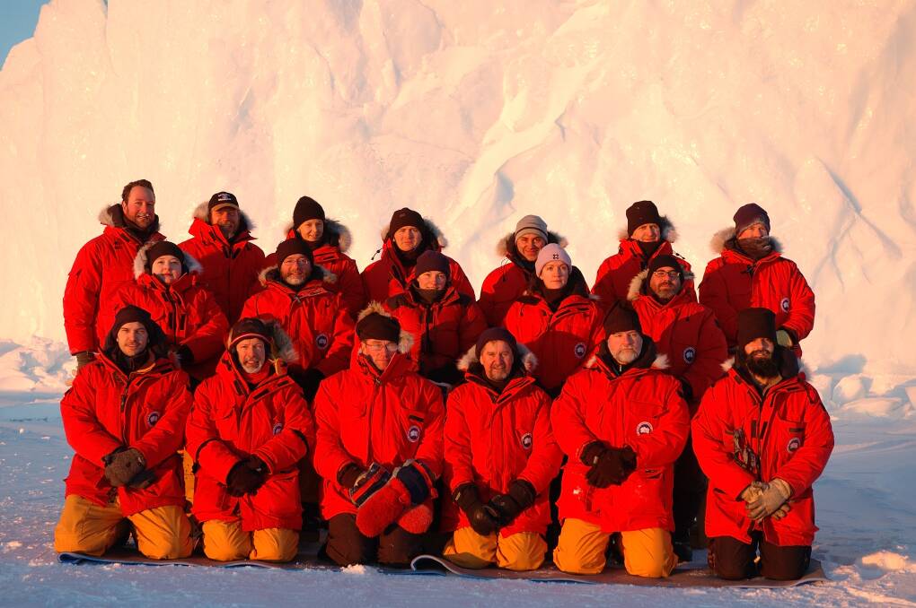 The 58th Australian National Antarctic Expedition. Picture: Supplied 