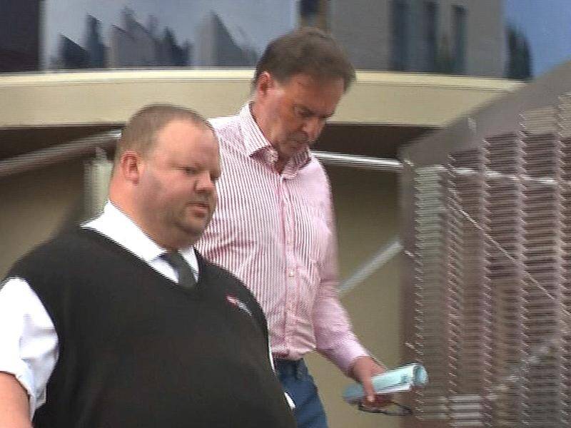 Justice Gregory Geason (right) pleaded not guilty to charges of common assault and emotional abuse. (HANDOUT/7 TASMANIA NEWS)