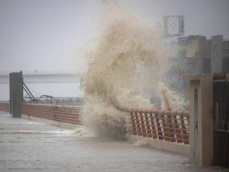 A million people were evacuated as Typhoon Lekima made landfall in eastern China on Saturday morning