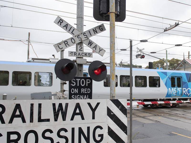 In the eight years to 2022, 39 people died in collisions on the nation's level crossings. (Ellen Smith/AAP PHOTOS)