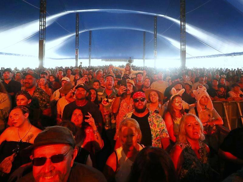 Audiences are getting older at many of Australia's most popular music festivals. (Jason O'BRIEN/AAP PHOTOS)