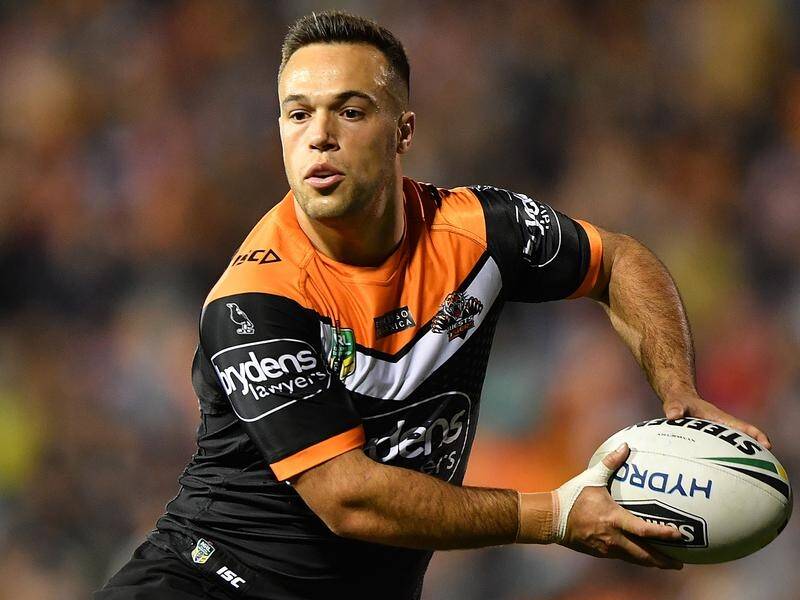 Luke Brooks is set to make the No.7 jersey his permanently at the Wests Tigers, says Benji Marshall.