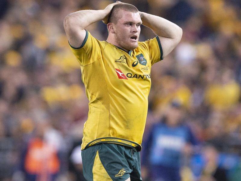 A serious knee injury has put Wallabies prop Tom Robertson's World Cup hopes in jeopardy.