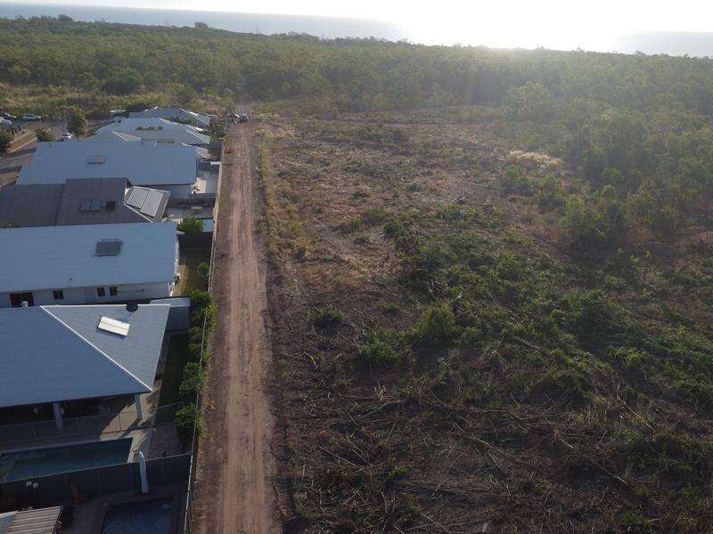 Eighteen hectares of land at Lee Point, north of Darwin, has been cleared by Defence. (HANDOUT/LEE POINT COMMUNITY)