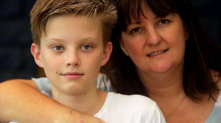 Difficult choice: Karen Bowness is worried about the effect of a vaccination on her son Taj, 13. Photo: Chris Lane