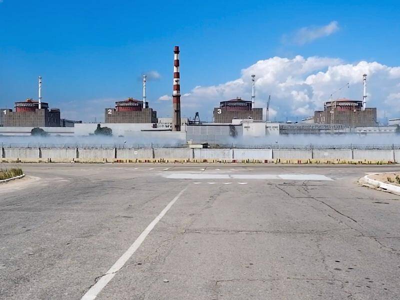 The UN is demanding its nuclear inspectors be given access to the Zaporizhzhia power plant. (AP PHOTO)