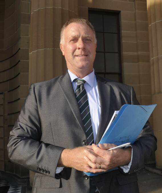THOROUGH: Detective Senior Constable David Turner pictured at Darlinghurst Court in April following victim impact statements in the Standen case. Photo: Louise Thrower