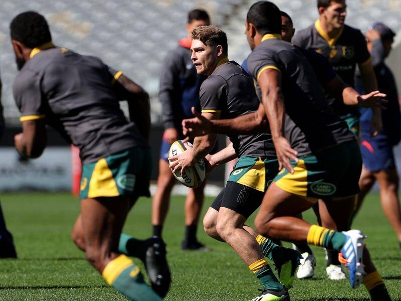 James O'Conner (centre) was one of the surprise selections in the Wallabies' Bledisloe Cup side.