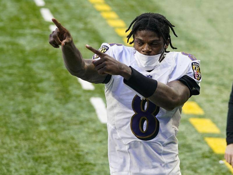 Quarterback Lamar Jackson has been among many Baltimore Ravens players sidelined amid the pandemic.