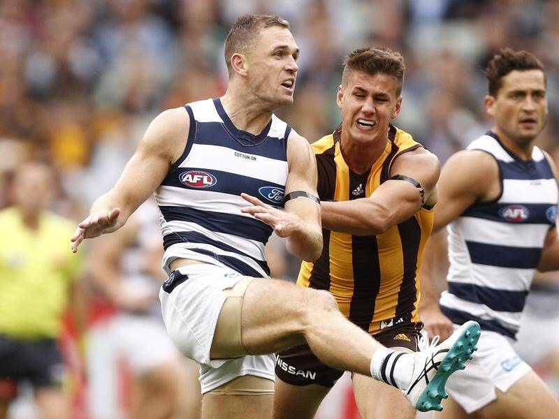 Joel Selwood led from the front as Geelong outclassed Hawthorn at the MCG.