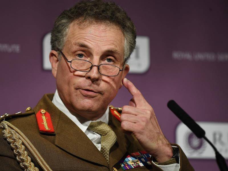 UK military chief Nick Carter says the pull-out from Afghanistan is "not a decision we hoped for".