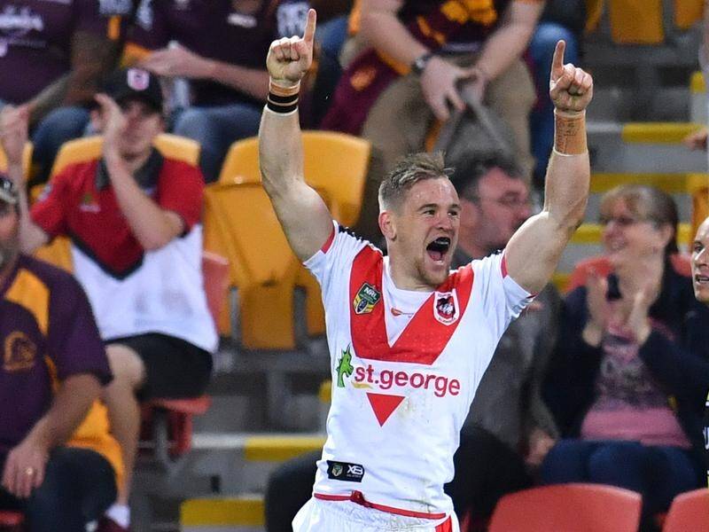 Matt Dufty played 26 of his 33 first-grade games for St George Illawarra last year.