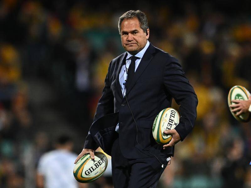 Coach Dave Rennie wants to development more five-eighths given the Wallabies' ageing stars. (James Gourley/AAP PHOTOS)