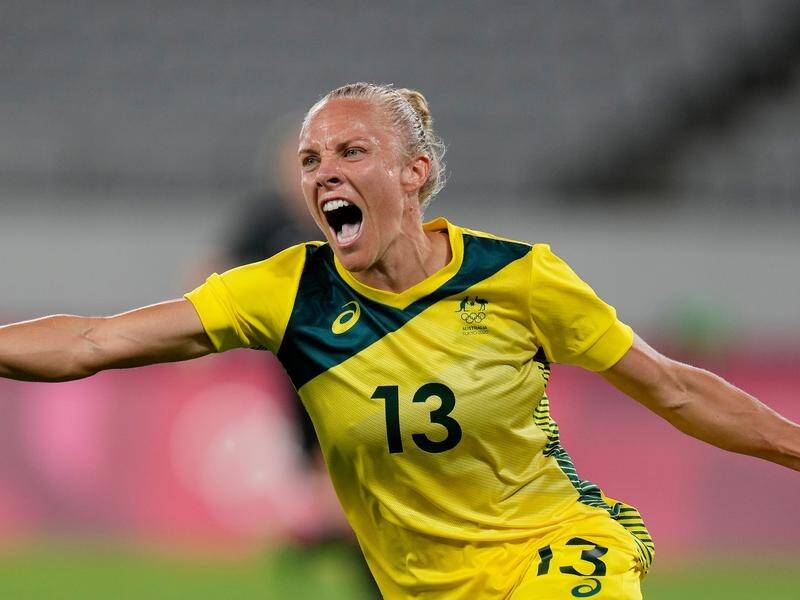 Tameka Yallop is with the Matildas in Sydney still unsure when she will see her young family again.