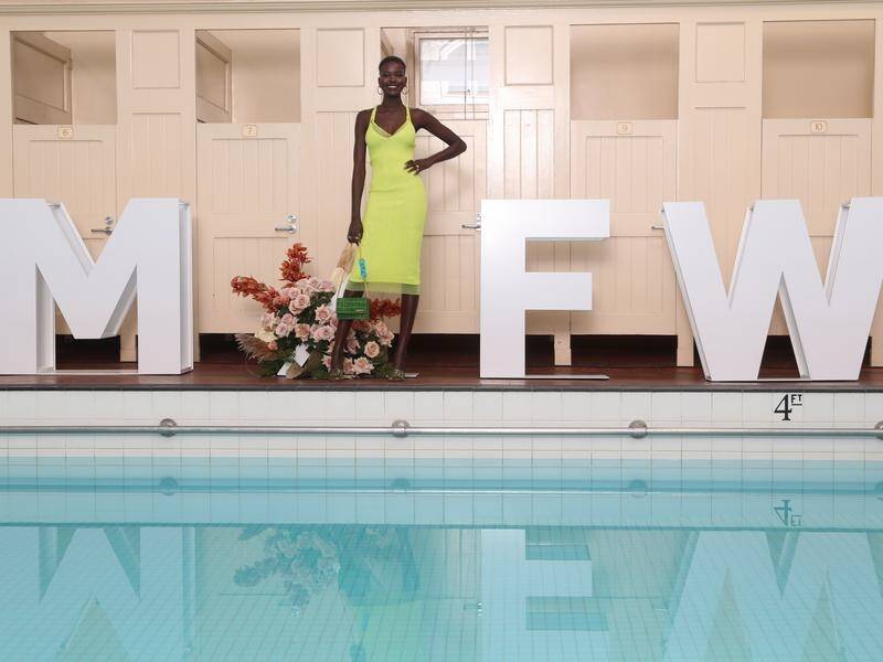 Model Adut Akech is an ambassador for this year's Melbourne Fashion Week.