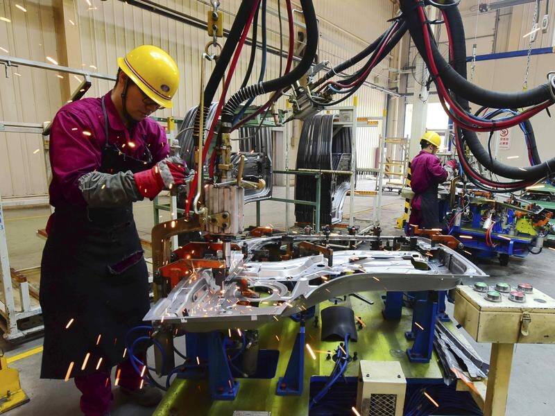 Broad activity in China's factory sector remained weak in October.