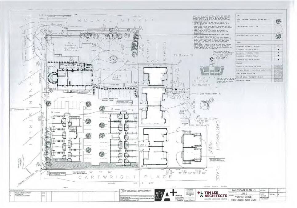 PLANS: The architectural drawings for the planned motel and units in Verner St. Supplied