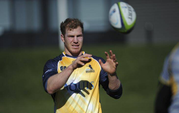 Sport. Brumbies training at their UC HQ. Player, David Pocock. June 29th 2016
The Canberra Times photograph by Graham Tidy.