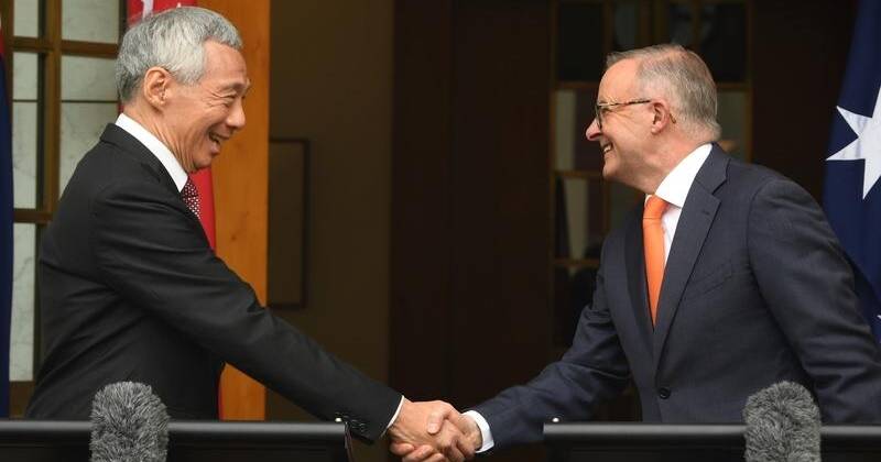 Singaporean leader gets COVID ahead of Albanese visit