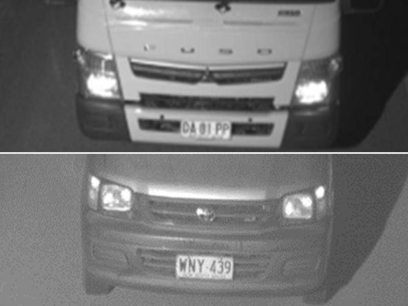 Police believe two vehicles could be linked to the disappearance of a Brazilian diver. (HANDOUT/NSW POLICE)