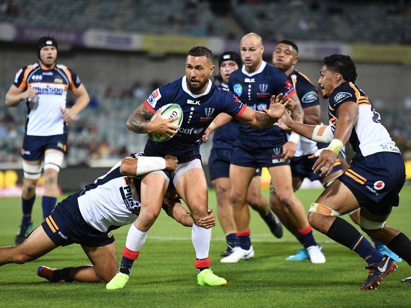 Quade Cooper started his Melbourne Rebels career off successfully with a win over the Brumbies.
