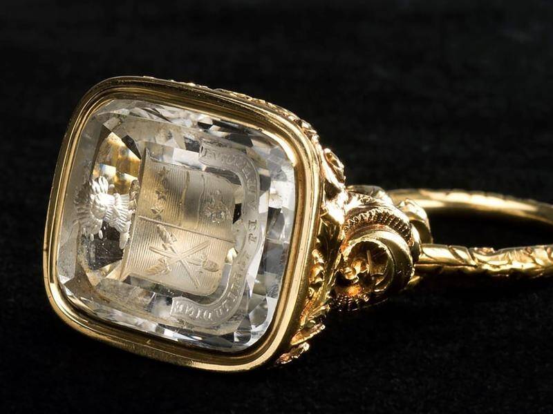 A rare 19th century gold seal has been stolen from Old Government House in western Sydney.