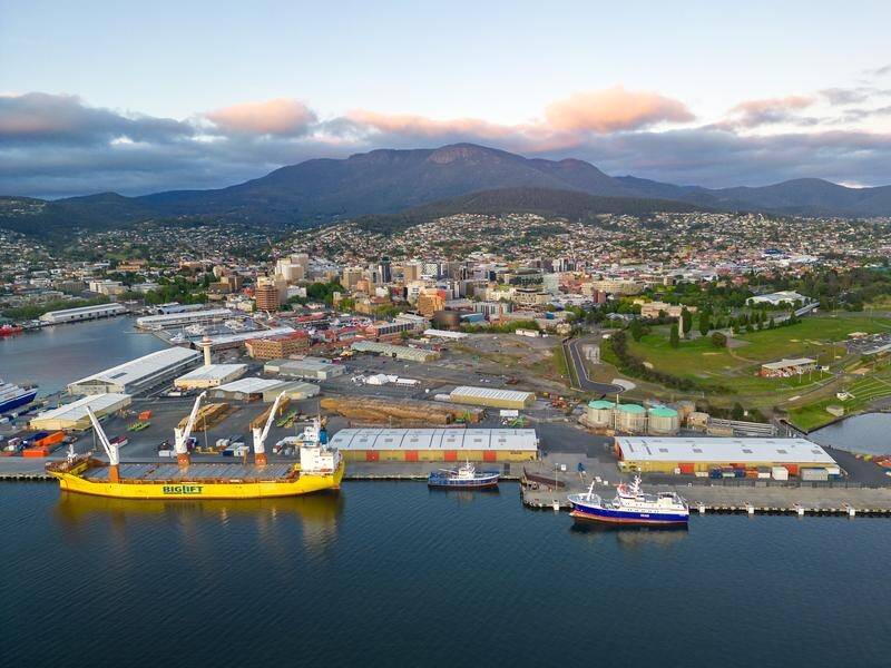 The new Hobart stadium is slated for an area at Macquarie Point. (Loic Le Guilly/AAP PHOTOS)