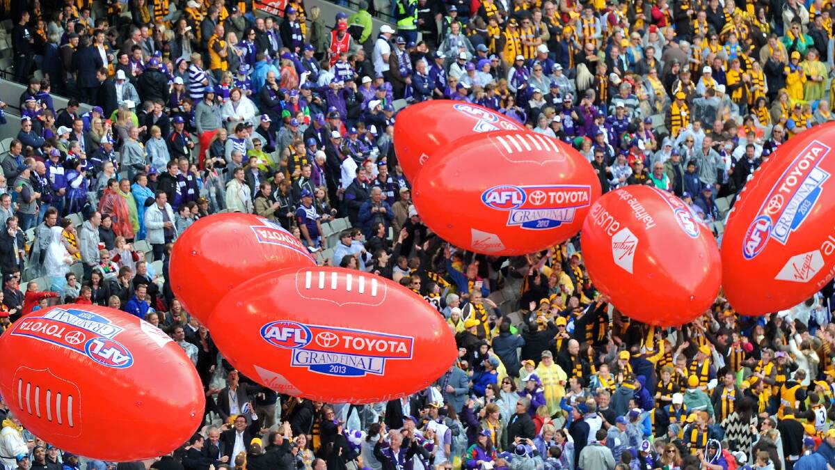 Check out the team line-ups for the AFL Grand Final. Photo: WAYNE TAYLOR