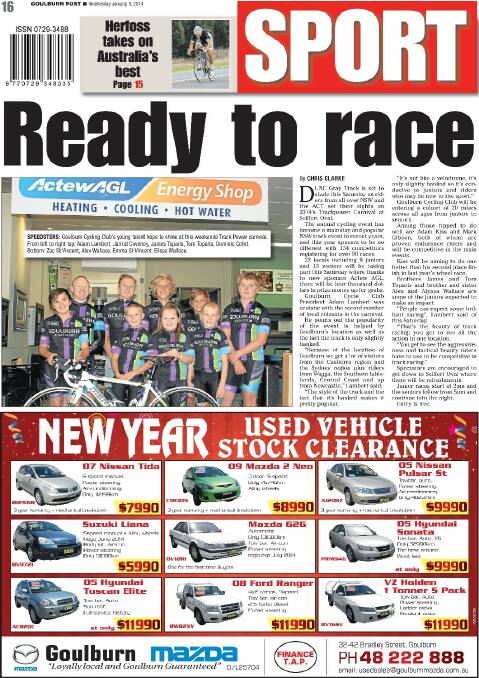 Goulburn Post front and back pages 2014 | January - March