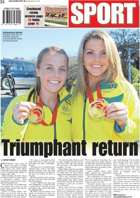 Goulburn Post front and back pages 2014 | July - September